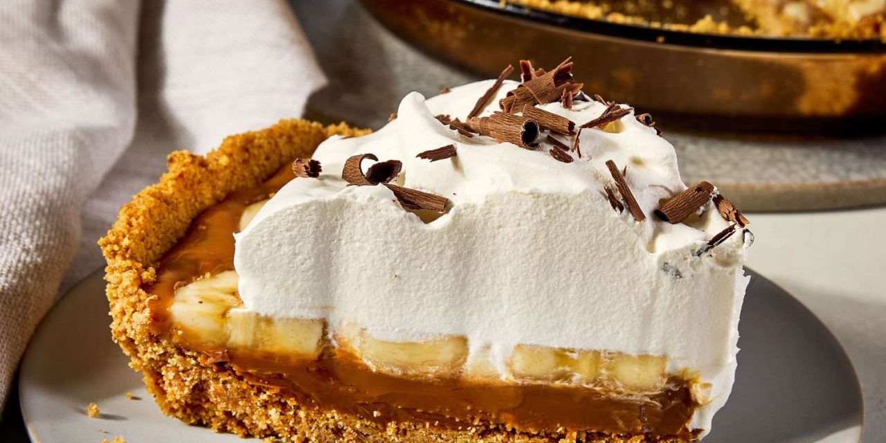 Kue Banoffee Pie Perpaduan Manis Pisang & Karamel Menggoda