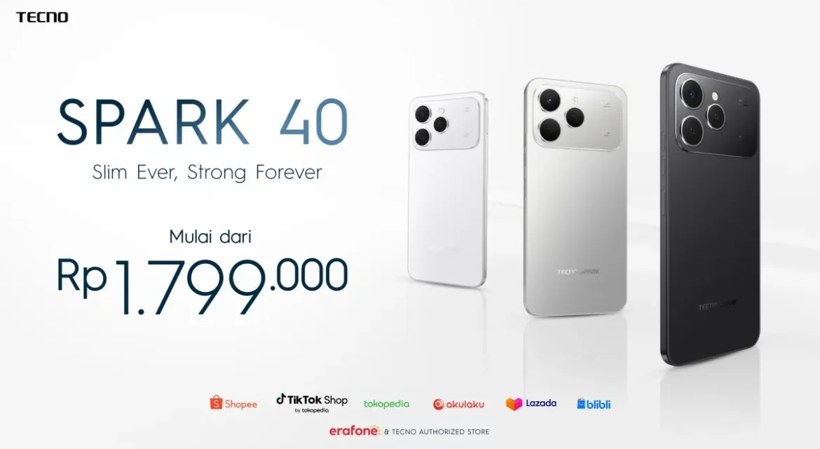 TECNO SPARK 40 Tawarkan FreeLink Dan Performa Handal