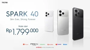 TECNO SPARK 40 Tawarkan FreeLink Dan Performa Handal